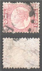 Great Britain Scott 58 Used Plate 11 - JL (P)